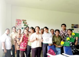 Mahasiswa UNBN Mengubah Sampah Plastik Menjadi Karya Seni Bernilai