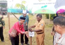 Kemenag Kota Sorong Launcing Gerakan Penanaman 1 Juta Pohon Matoa Sambut Hari Bumi 2025 di PPTQ Fahd Al Muslim