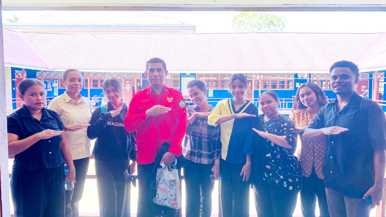 Mahasiswa Katolik Stikes Papua Sorong semester II Program Studi Keperawatan