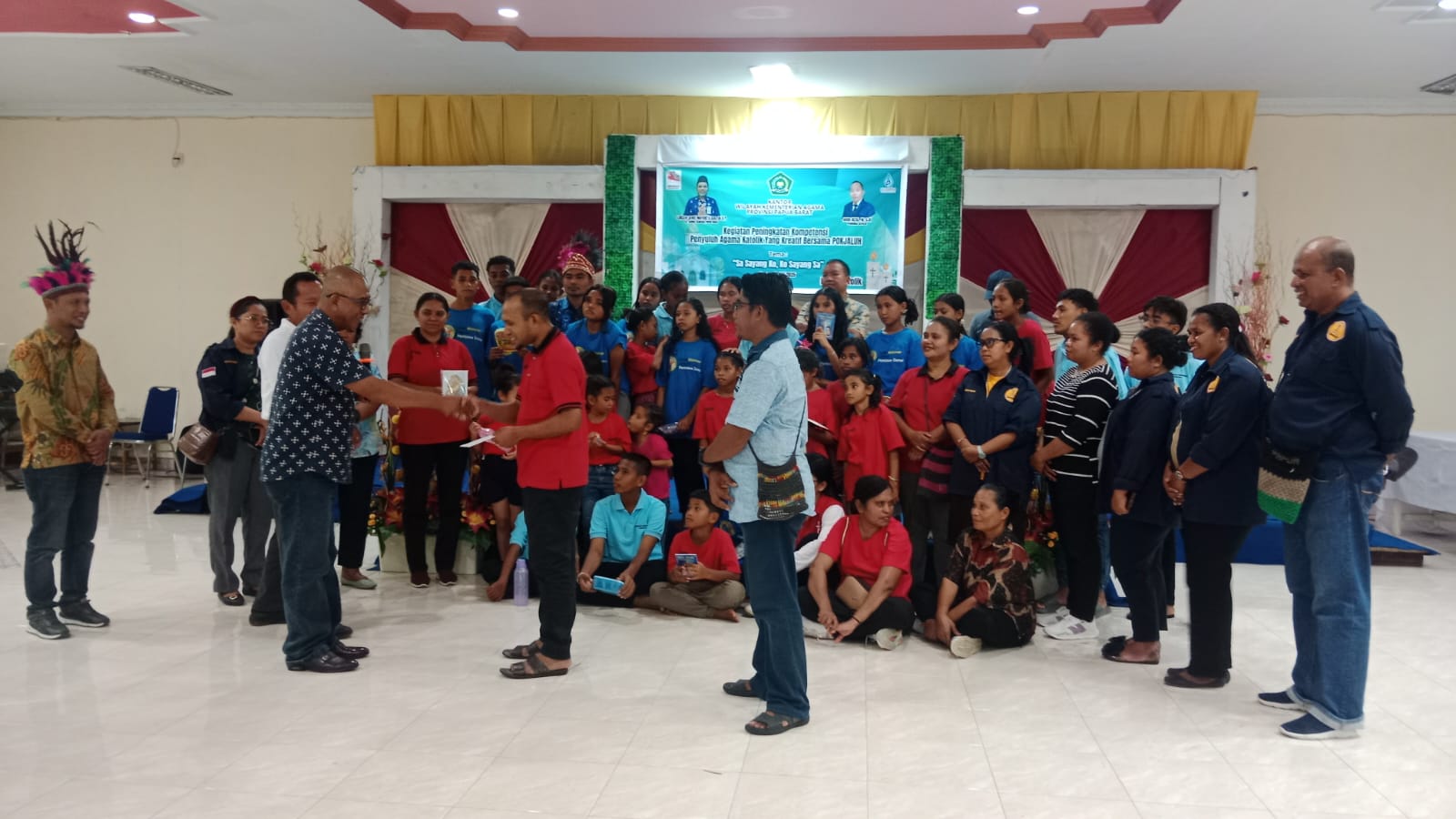 Disaksikan Ketua Pokjaluh Lintas Provinsi bersama Ketua Dewan Pastoral Paroki