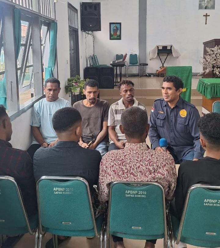 Kegiatan Sharing Kitab Suci dan Bimbingan Konseling untuk para warga binaan diawali dengan perayaan Ekaristi 