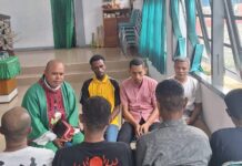 Menyesal 13 Tahun Hidup di Lapas, Bimas Katolik Kemenag Kota Sorong Rayakan Ekaristi dan Sharing Kitab Suci serta Bimbingan Konseling