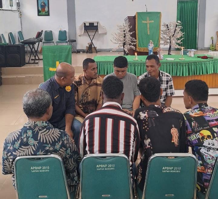Kegiatan Sharing Kitab Suci dan Bimbingan Konseling untuk para warga binaan
