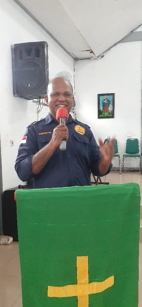 Klemens Ell memberikan Penyuluhan untuk warga Binaan