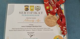 Raih Juara Kapolres Raja Ampat, AKBP Jems Oktovianus Tegai, S.I.K, Apresiasi Atlet Raih Juara Kapolres Raja Ampat, AKBP Jems Oktovianus Tegai, S.I.K, Apresiasi Atlet