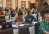 Penyuluh Agama Islam, Katolik, Kristen Kota dan Kabupaten Sorong Provinsi Papua Barat mengikuti bimbingan teknik pembuatan konten digital