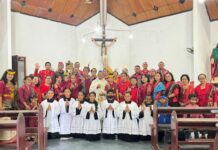 Misa Etnis Tanimbar di Paroki Santo Yohanes Pembaptis Pesta Pemberkatan Gereja Basilik Lateran