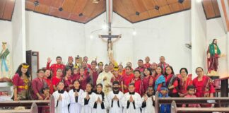Misa Etnis Tanimbar di Paroki Santo Yohanes Pembaptis Pesta Pemberkatan Gereja Basilik Lateran