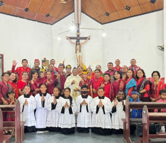 Misa Etnis Tanimbar di Paroki Santo Yohanes Pembaptis Pesta Pemberkatan Gereja Basilik Lateran