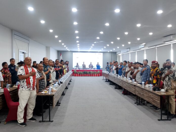 Ditbinmas Polda Papua Barat Daya Gelar Silaturahmi Harkamtibmas Jelang Natal dan Tahun Baru di Kota Sorong