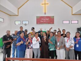 Wanita Katolik Republik Indonesia (WKRI) Cabang Kaimana melaksanakan kunjungan kasih ke Lembaga Pemasyarakatan (Lapas) Kelas III Kaimana