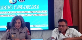 Tenang dan Waspada,ditegaskan Kepala Kepolisian Daerah Papua Barat Daya Brigjen Pol. Gatot Haribowo