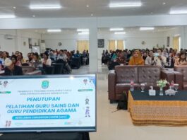 Dosen Ilmu Sains dan Agama-Agama Unimuda Bekerjasama Pemprov PBD Menyelesaikan Tugas 200 Guru