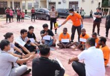 Mencekam Pembunuhan Rekonstruksi: Pejabat Kepolisian, JPU, Penyidik Gabungan, Kuasa Hukum dan Keluarga korban Tersangka