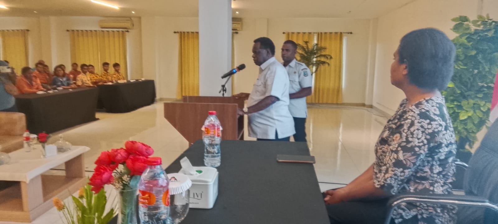 Kepala Dinas Pendidikan dan Kebudayaan Provinsi Papua Barat Daya (PBD) Adolof Kambuaya, SH., MSi 