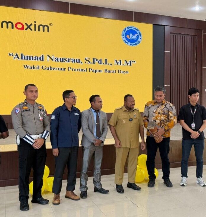 Perdana di Papua, Maxim Bersama Pemerintah Daerah Papua Barat Daya Gelar Kuis Cerdas Cermat di Kota Sorong