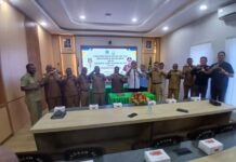 Bupati Kabupaten Sorsel Bersama Kajari Sorong, Teken MoU Penyelesaian Tapal Batas