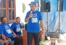 Ketua DPD Partai Demokrat Papua Barat Daya, Abdul Faris Umlati, Membuka Kegiatan  Sambut  HUT ke–25 DPC Demokrat Sorong
