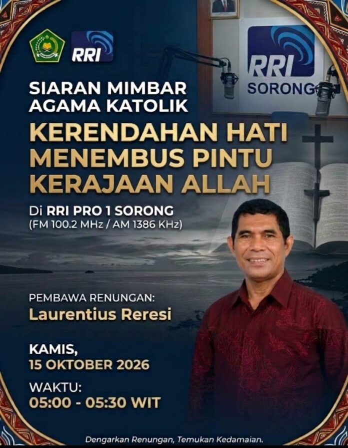 "Kerendahan Hati Menembus Pintu Kerajaan Allah"